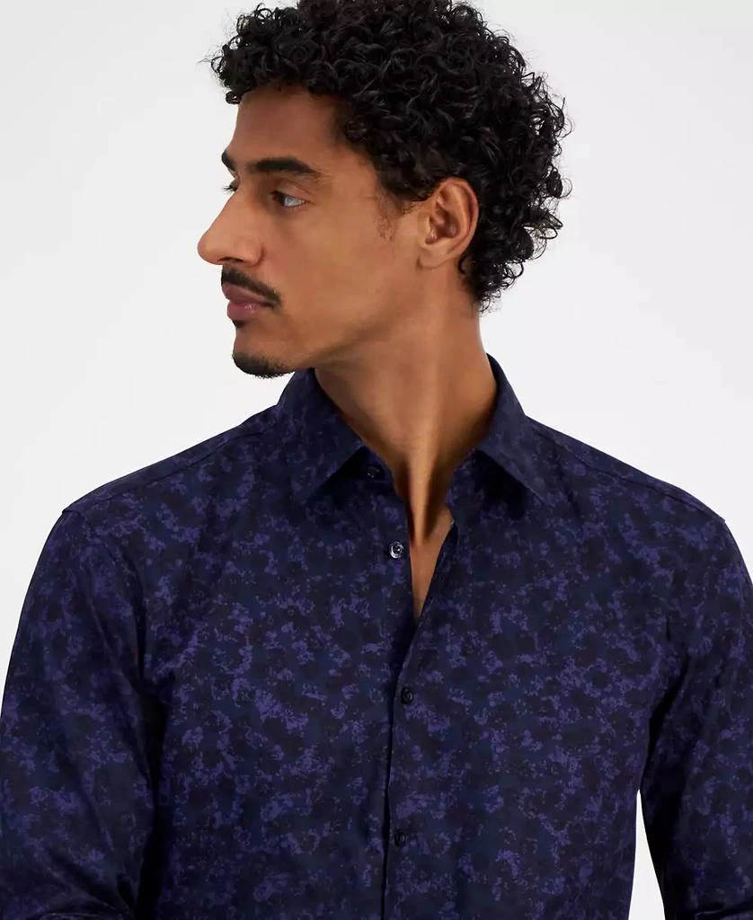 Hugo Boss Men's Ermo Slim Fit Printed Long Sleeve Button-Front Shirt 3