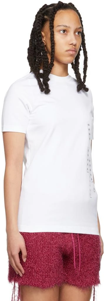 doublet White Stretching Onesize T-Shirt 2