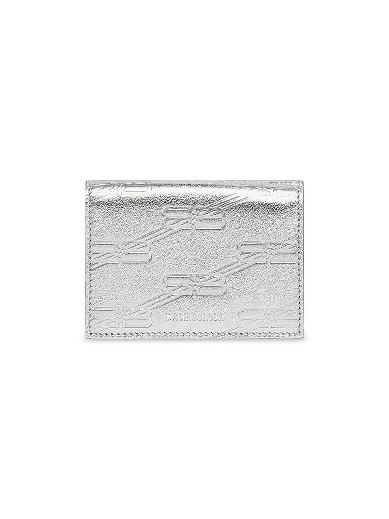Balenciaga Embossed Monogram Mini Wallet 1