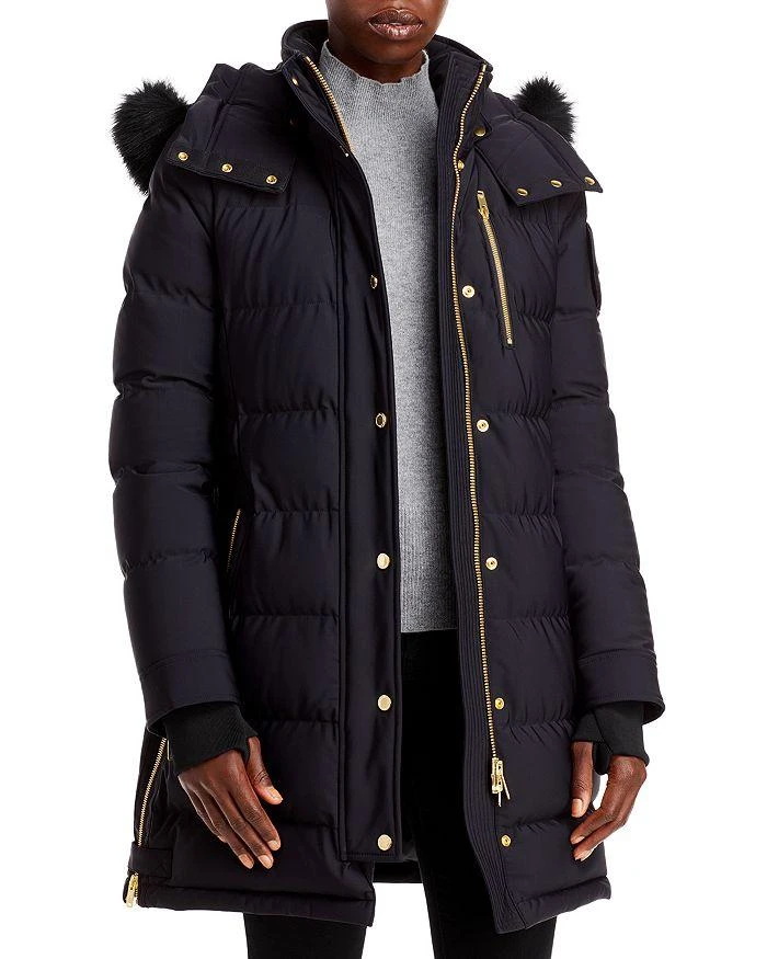 Moose Knuckles Watershed Hooded Shearling Trim Down Parka 1