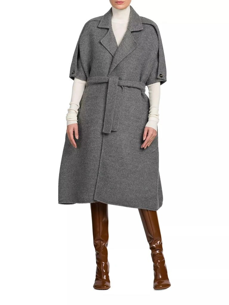 Bottega Veneta Wool-Cashmere Wrap Coat 2
