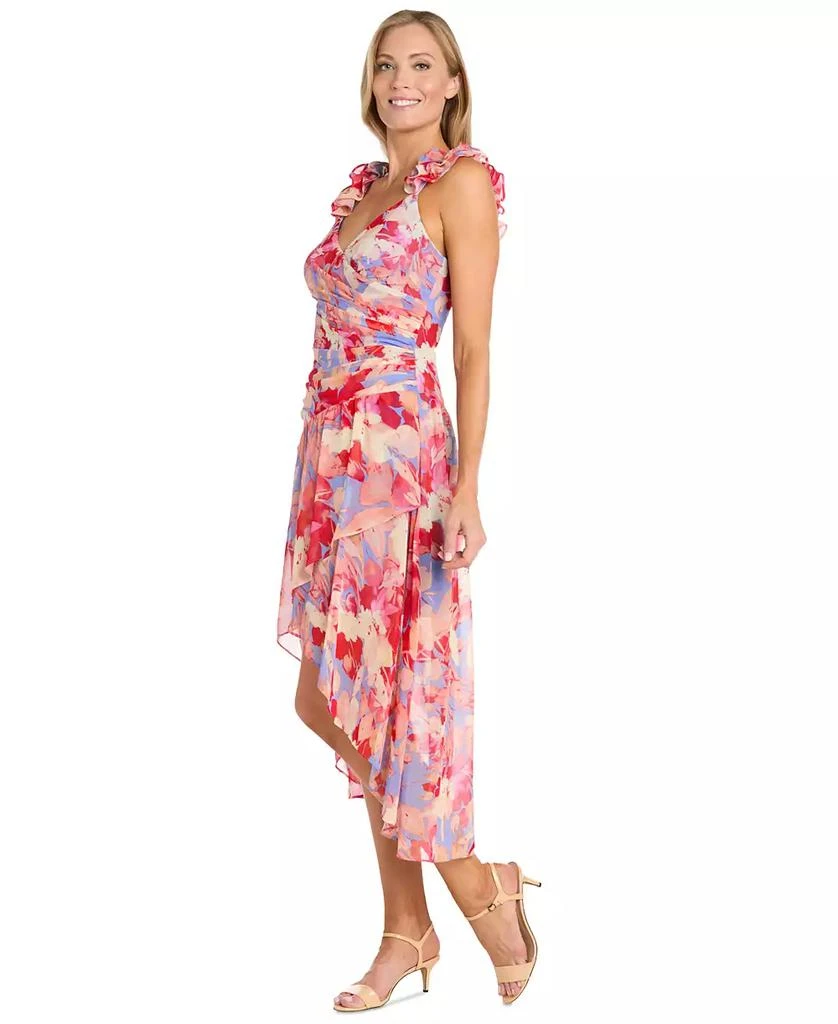 R & M Richards Women's Printed Chiffon Midi Dress 3
