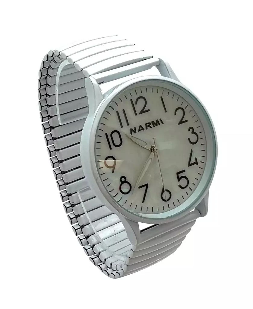 Olivia Pratt White Stretch and Classic Analog Women Watch 3