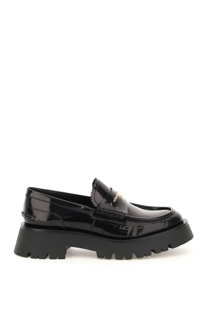 ALEXANDER WANG brushed leather carter loafers