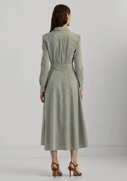 Ralph Lauren Ralph Lauren Striped Surplice Broadcloth Midi Dress 2