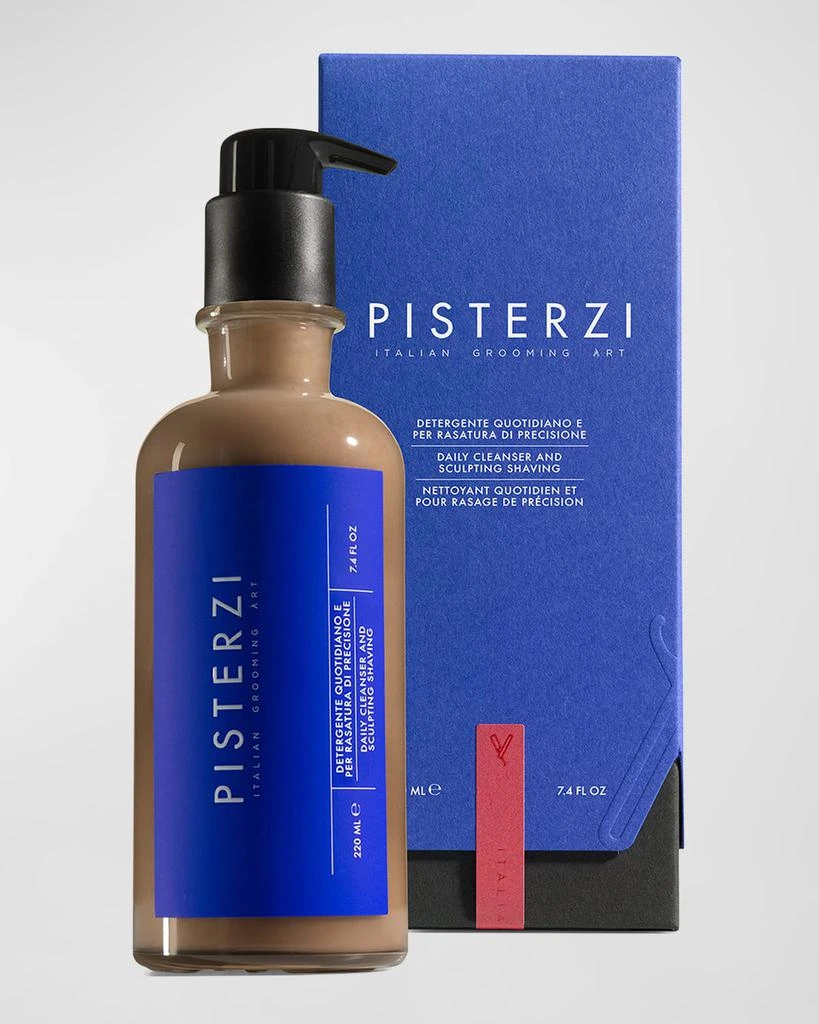 PISTERZI Daily Cleanser and Sculpting Shaving Gel, 7.4 oz. 2