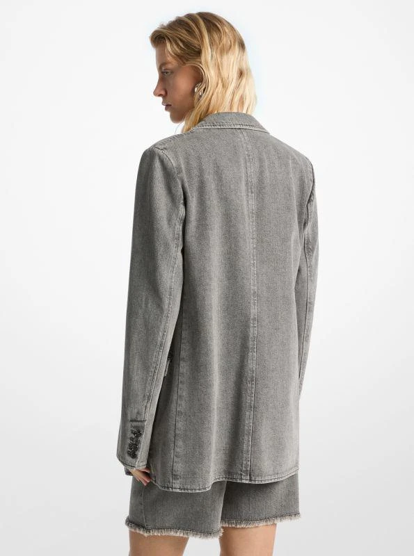 Michael Kors Boyfriend Denim Blazer 2