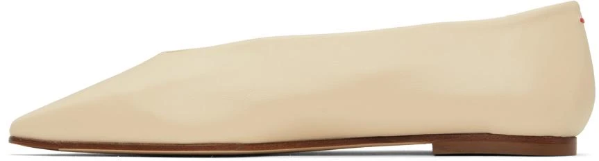 AEYDE Off-White Betty Ballerina Flats 3