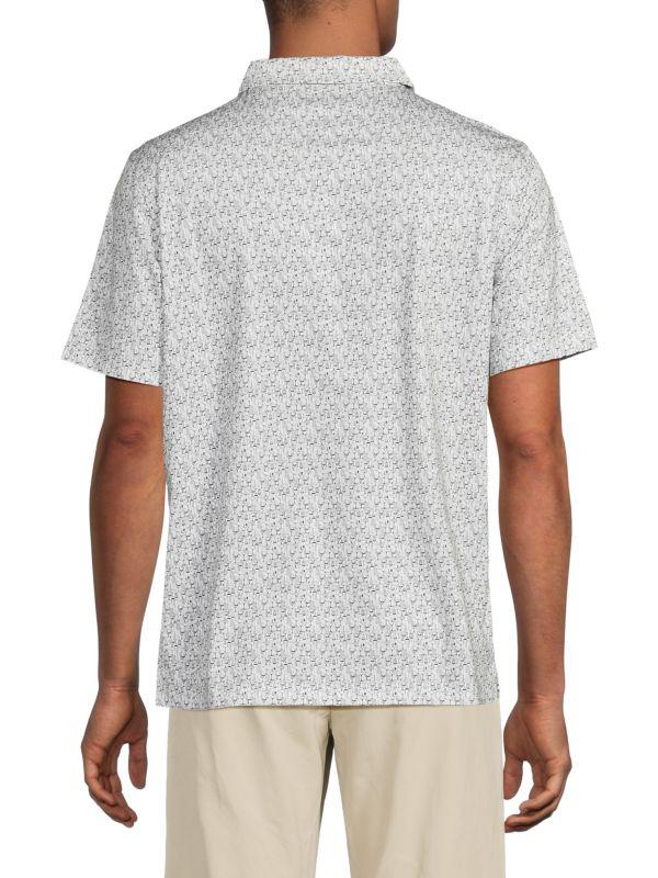 BUGATCHI Victor Glasses Print Polo