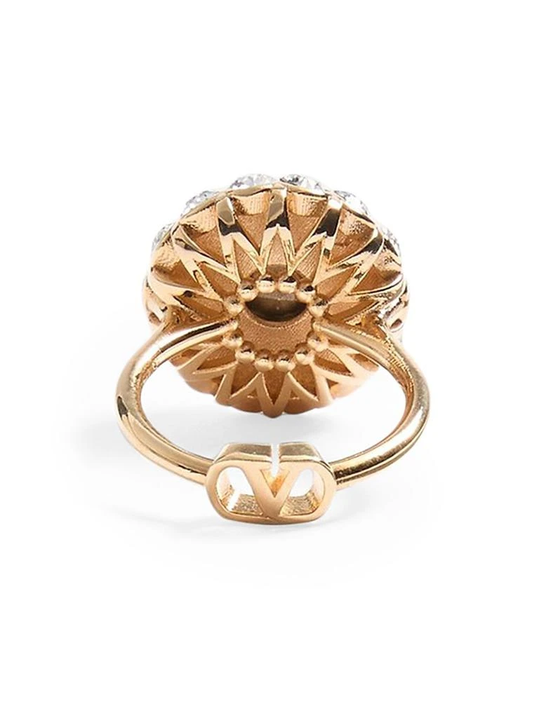 Valentino VLogo Signature Ring in Metal, Enamel and Crystals 5