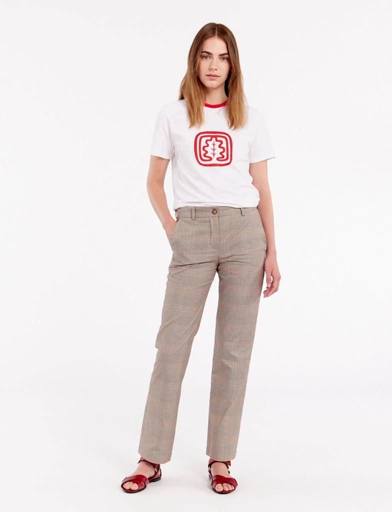 INES DE LA FRESSANGE Francisco plaid pants 2