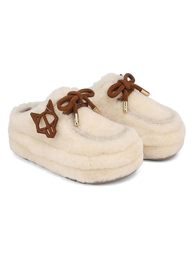 Naked Wolfe Blizzard Suede Shearling Slip-On Shoes 2