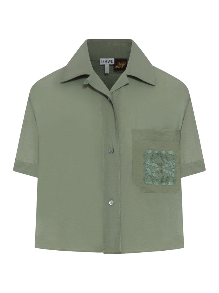 Loewe SHORT SLEEVED COTTON BLEND SHIRT