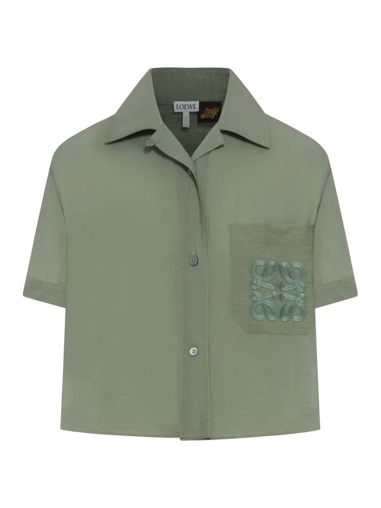 Loewe SHORT SLEEVED COTTON BLEND SHIRT 1