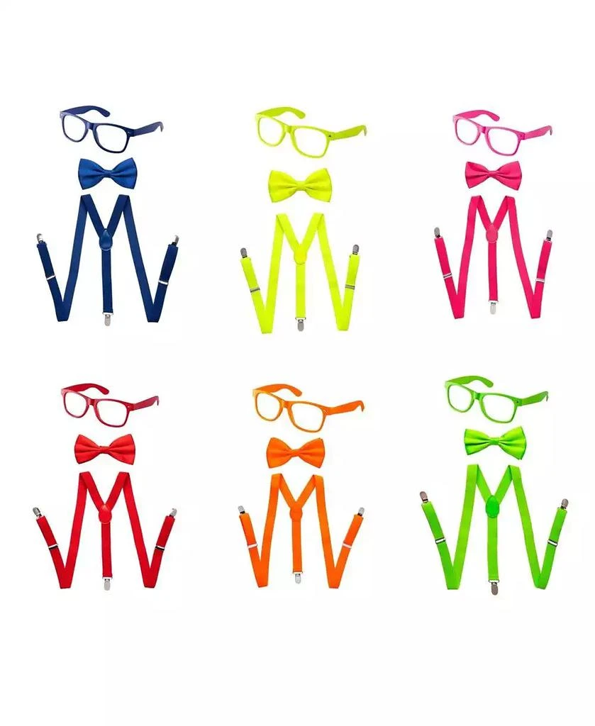 Dress Up America Toddler Suspender, Bow Tie Accessory Set 1