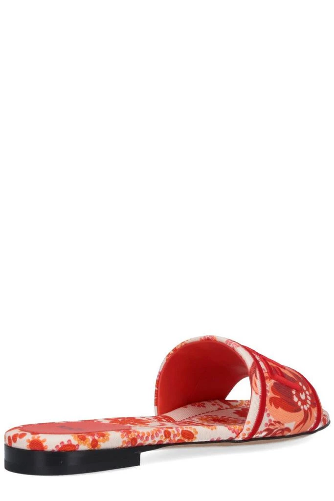 Fendi Fendi Sunshine Coral Bandana Printed Slides 4