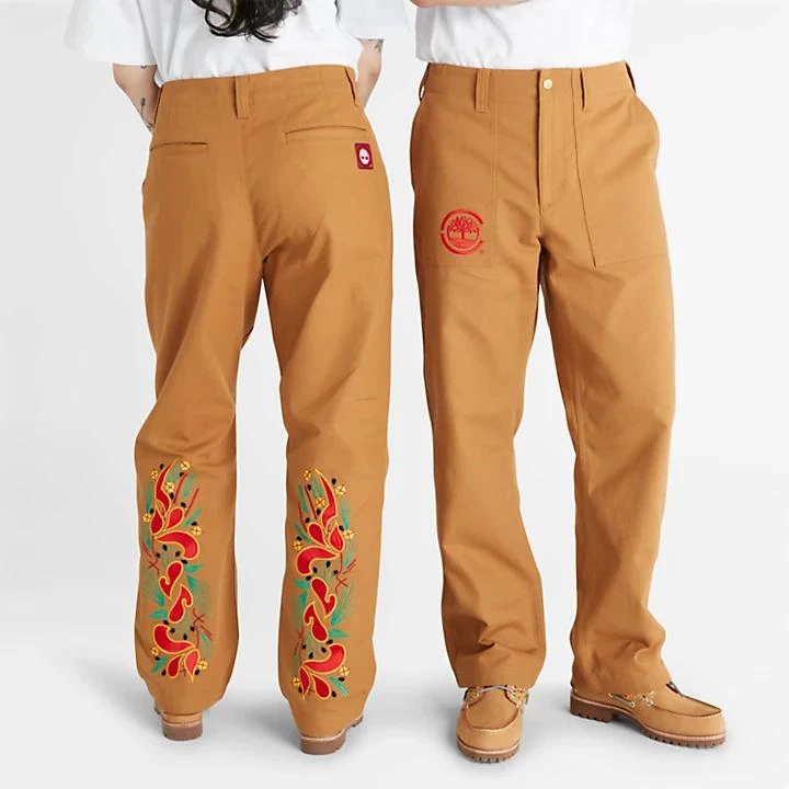 Timberland CLOT x Timberland® Duck Canvas Workwear Trousers in Dark Yellow 2