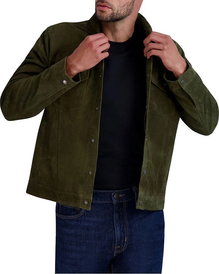 Cole Haan Suede Trucker Jacket 1