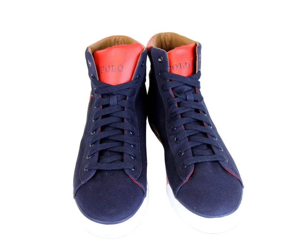 Ralph Lauren Men's Harvey Canvas High Top Sneaker With Logo 2