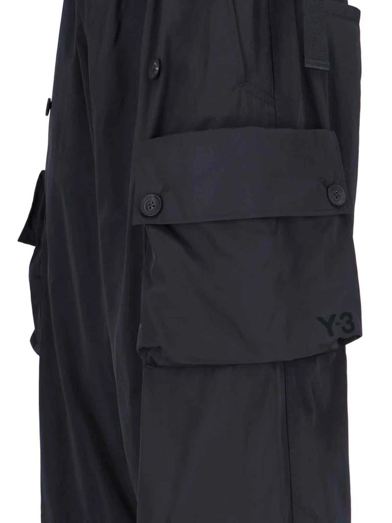 Y-3 Y-3 Belted Wide-Leg Cargo Trousers 3