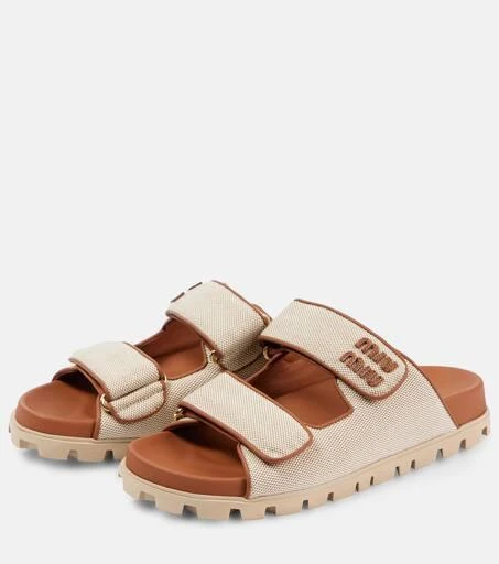 Miu Miu Canvas sandals 4