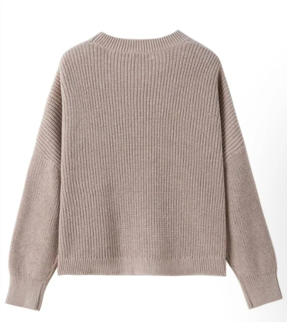 525 America Charli Sweater In Cashew Heather 2