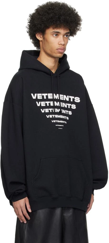 Vetements Black Pyramid Hoodie 2