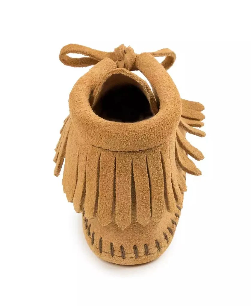 Minnetonka Baby Boys and Girls Suede Fringe Booties 3