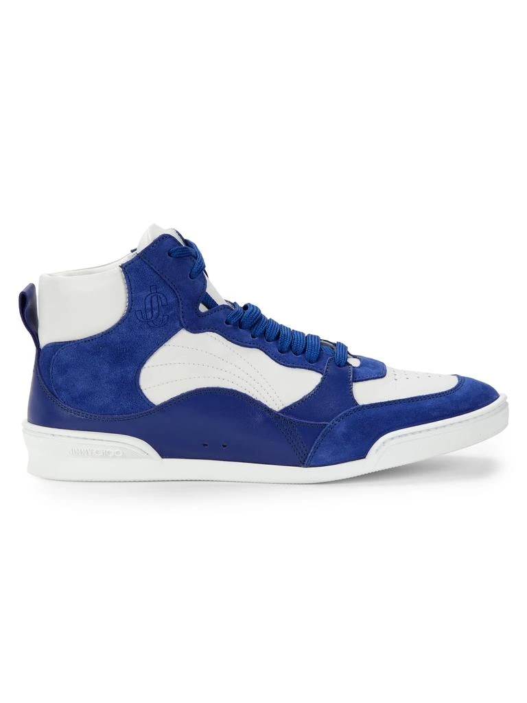 Jimmy Choo Rob Colorblock High-Top Sneakers 1