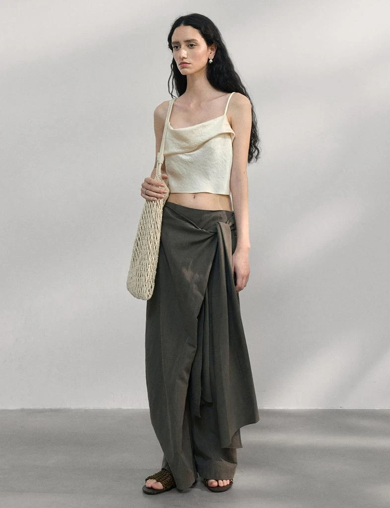 Pixie Market Side-Tie Wrap Pants 3
