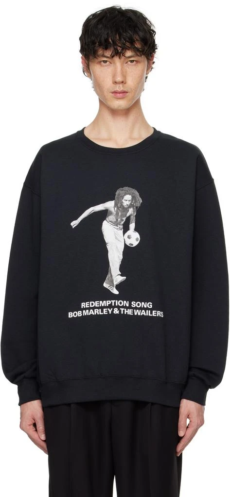 Wacko Maria Black Bob Marley Crewneck Sweatshirt 1