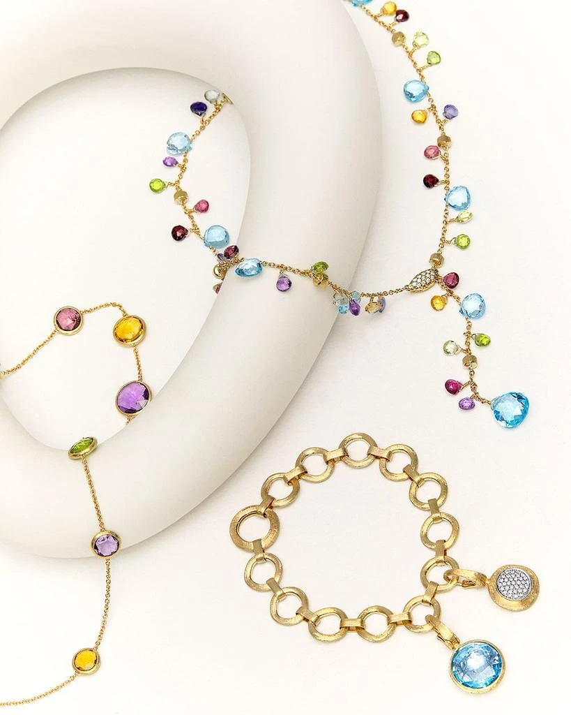 Marco Bicego 18K Yellow Gold Jaipur Multi Gemstone Necklace, 18" + 1.5" extender 5