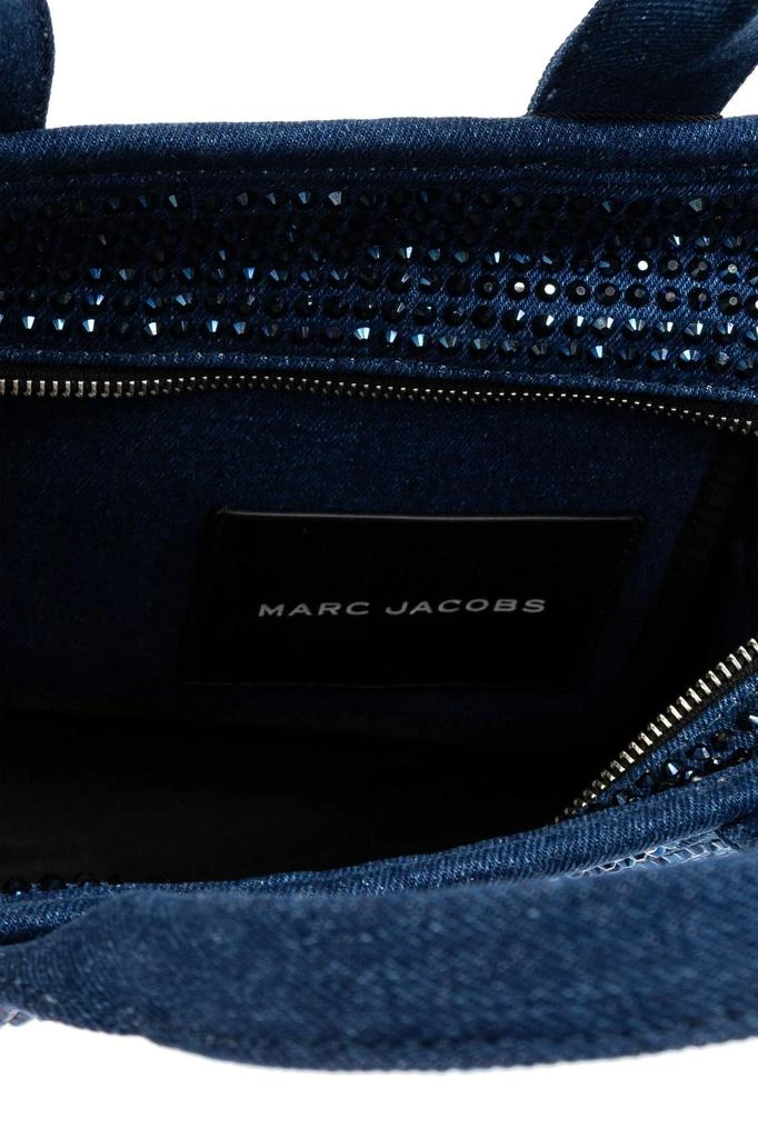 Marc Jacobs Marc Jacobs The Crystal Denim Small Tote Bag 4