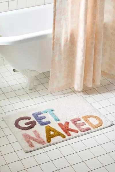 Urban Outfitters Get Naked Tufted Bath Mat 1