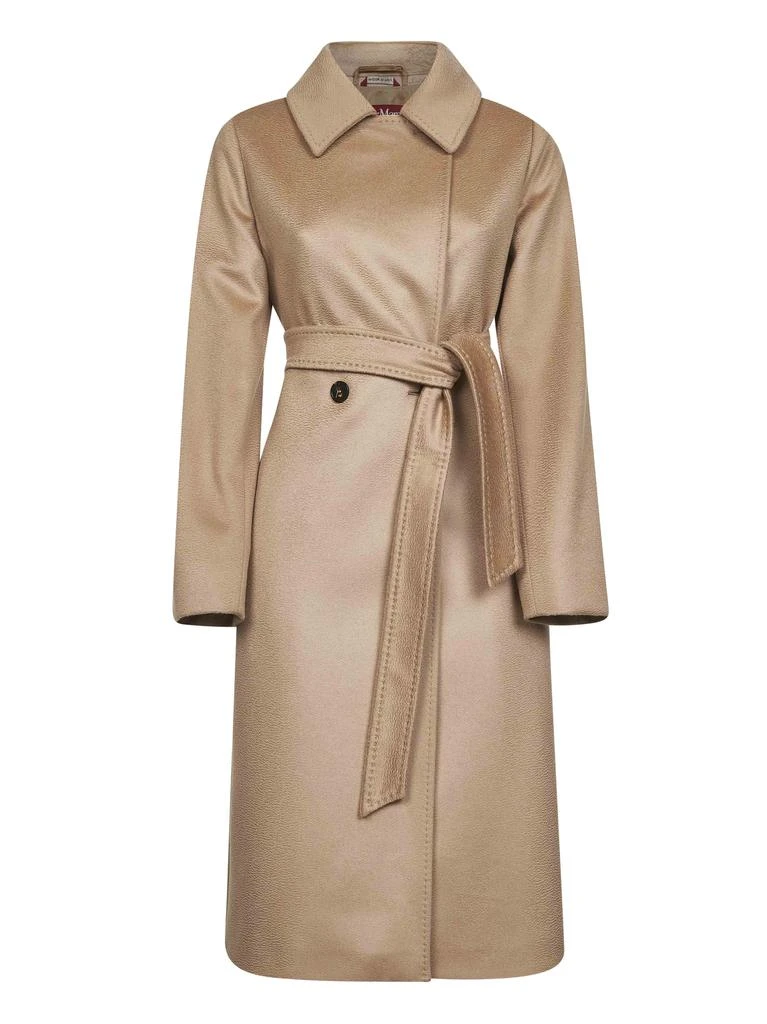 MAX MARA STUDIO | Camel broadcloth BCOLLAG robe coat | Women | 38