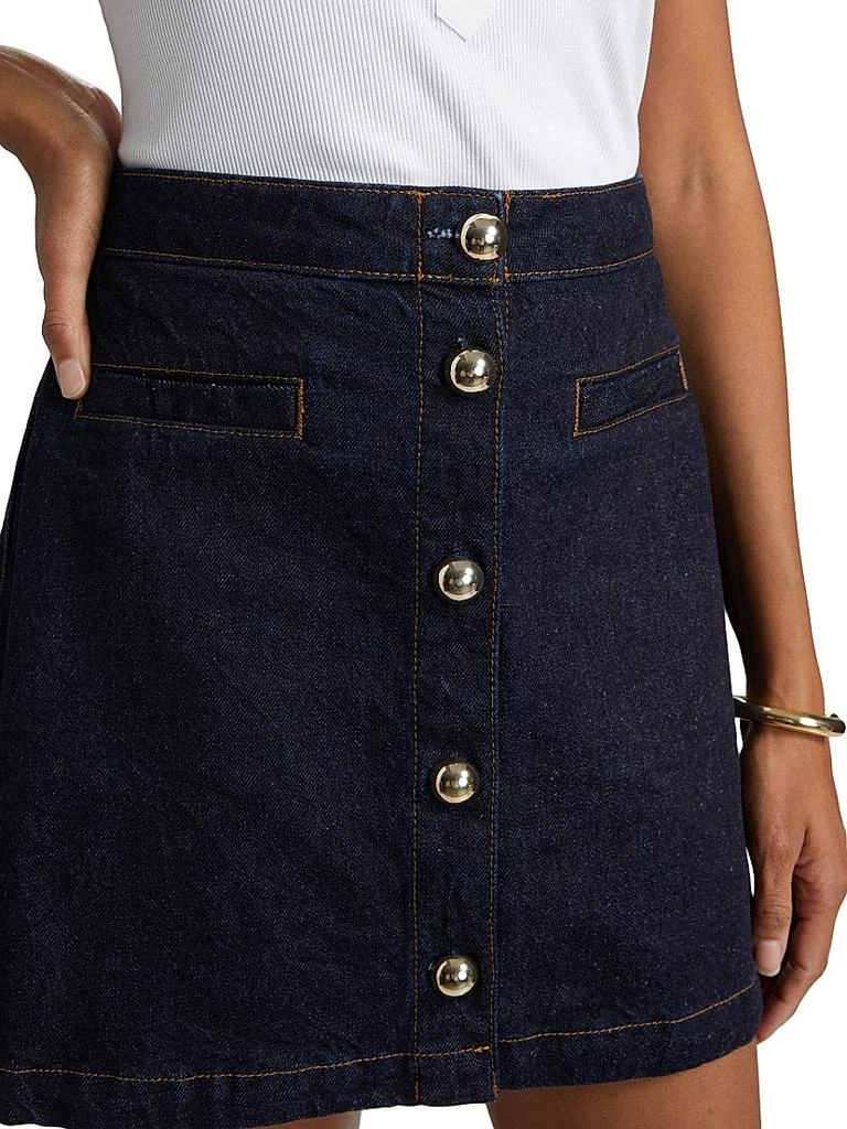 Reformation Amara High-Rise Denim Miniskirt 6