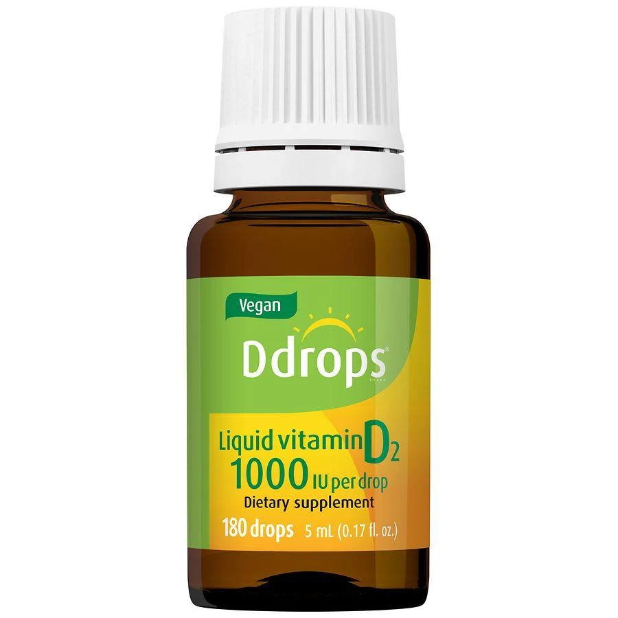 Ddrops Vegan Liquid Vitamin D2 1000 IU 2