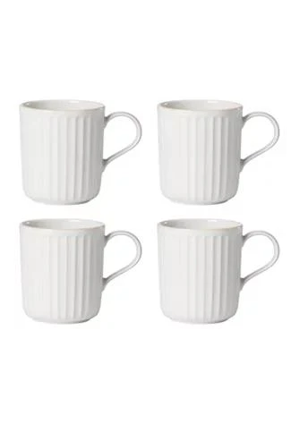 Lenox® French Perle Scallop Set Of 4 Mugs 1