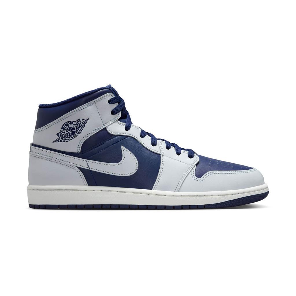 Jordan Mens Air  1 Mid_Blue Void/Pure Platinum-Summit White