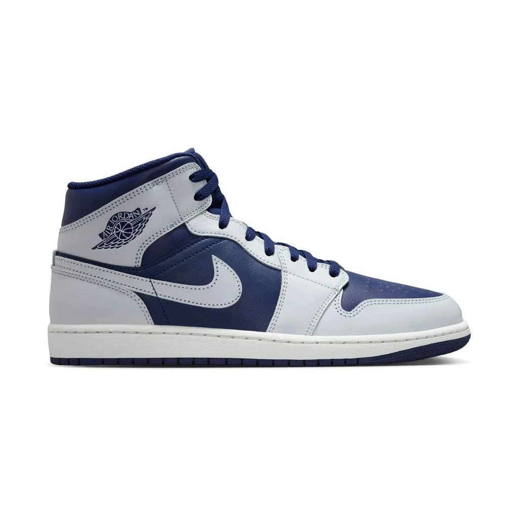Jordan Mens Air  1 Mid_Blue Void/Pure Platinum-Summit White 1