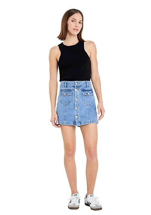 Grey Lab Lab Denim Skort 1