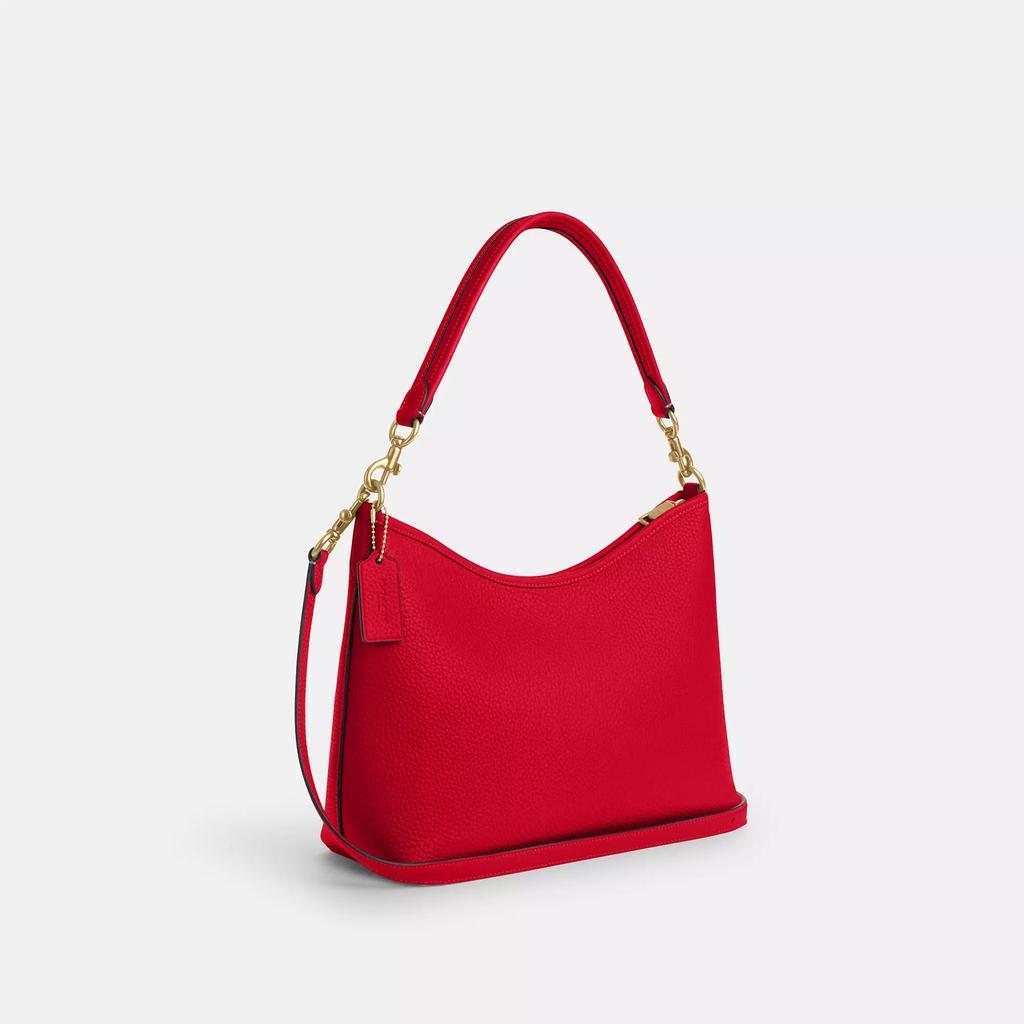 Red coach shoulder bag on sale