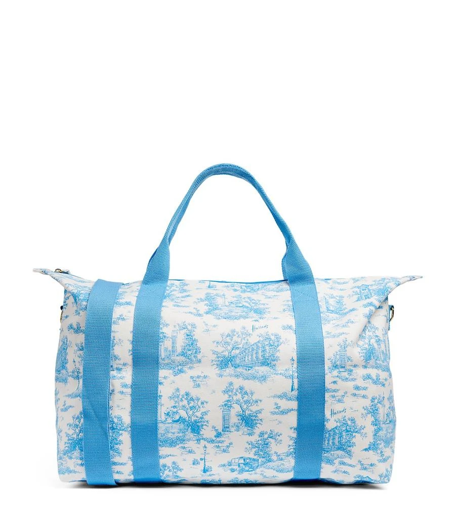 Harrods Toile Foldable Overnight Bag 1