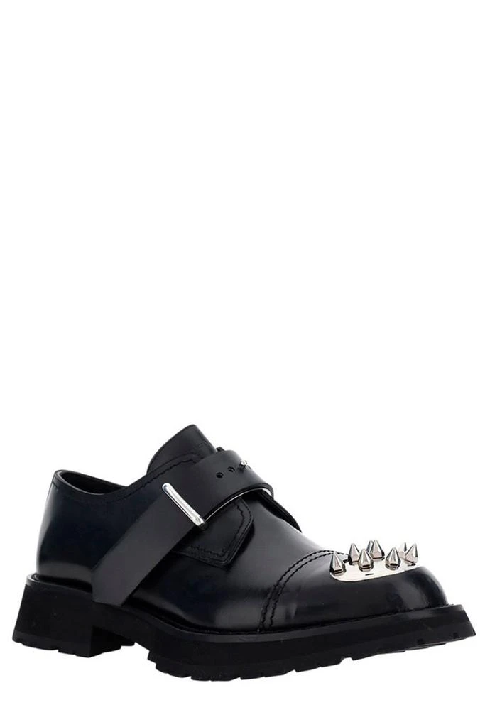 Shop Alexander McQueen Punk Studded Derby Shoes on Sale at