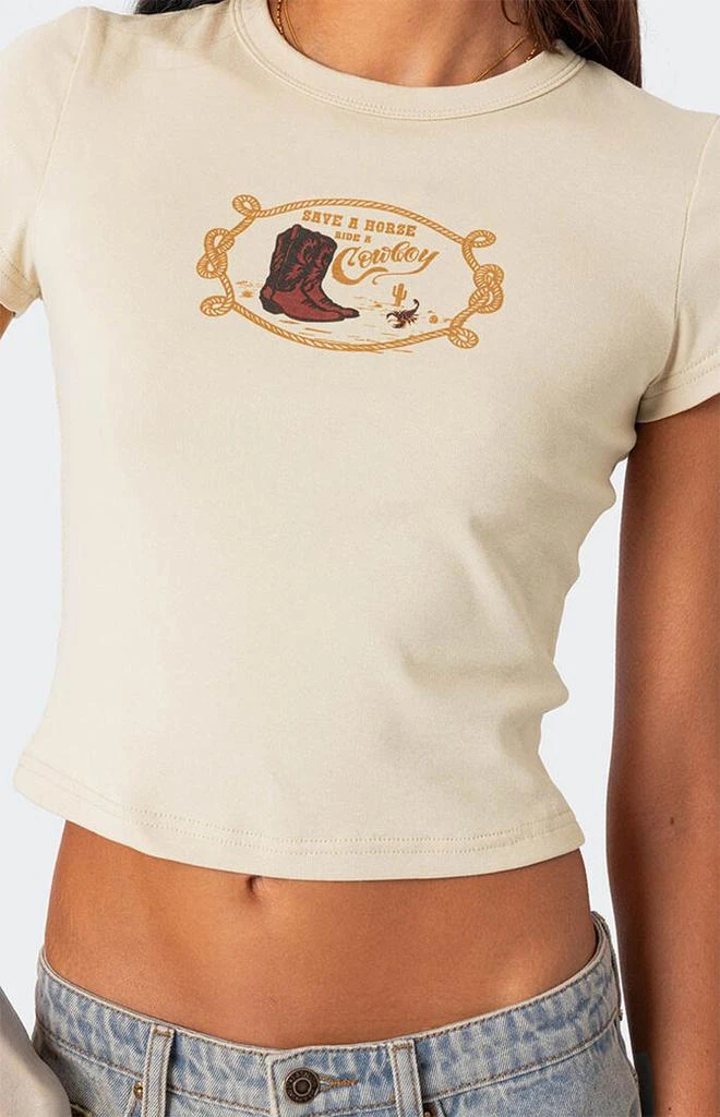Edikted Save A Horse T-Shirt 3