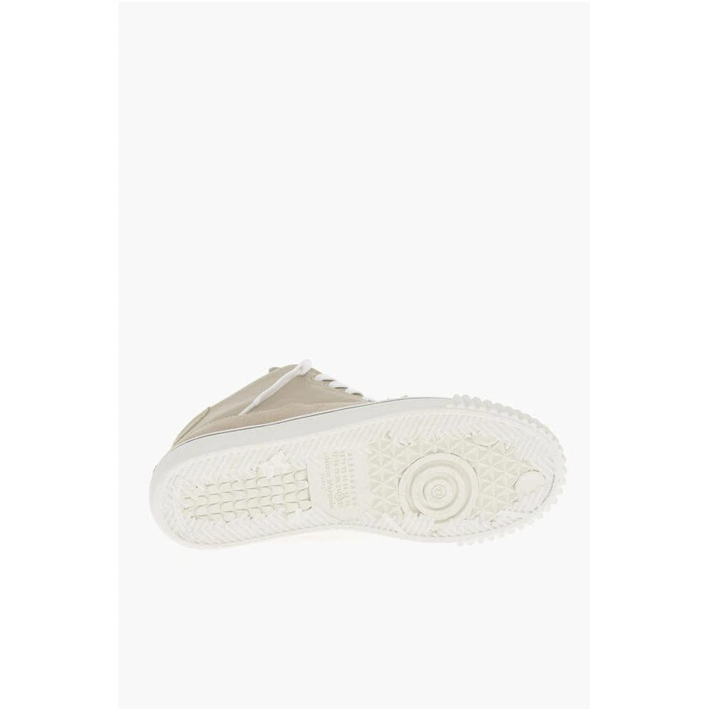 MAISON MARGIELA MM22 Distressed Effect Leather High-Top Men's Sneakers 5