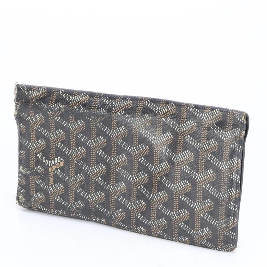 Goyard Leather Coated Canvas Long Wallet (Bi-Fold) (Pre-Owned) 2