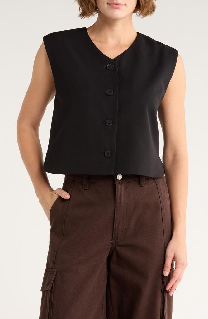 Steve Madden Boxy Cropped Vest