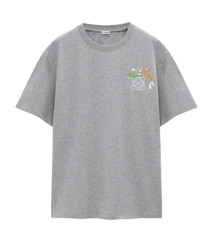 Loewe x Suna Fujita Bunny Logo T-Shirt - T-Shirts - Compare