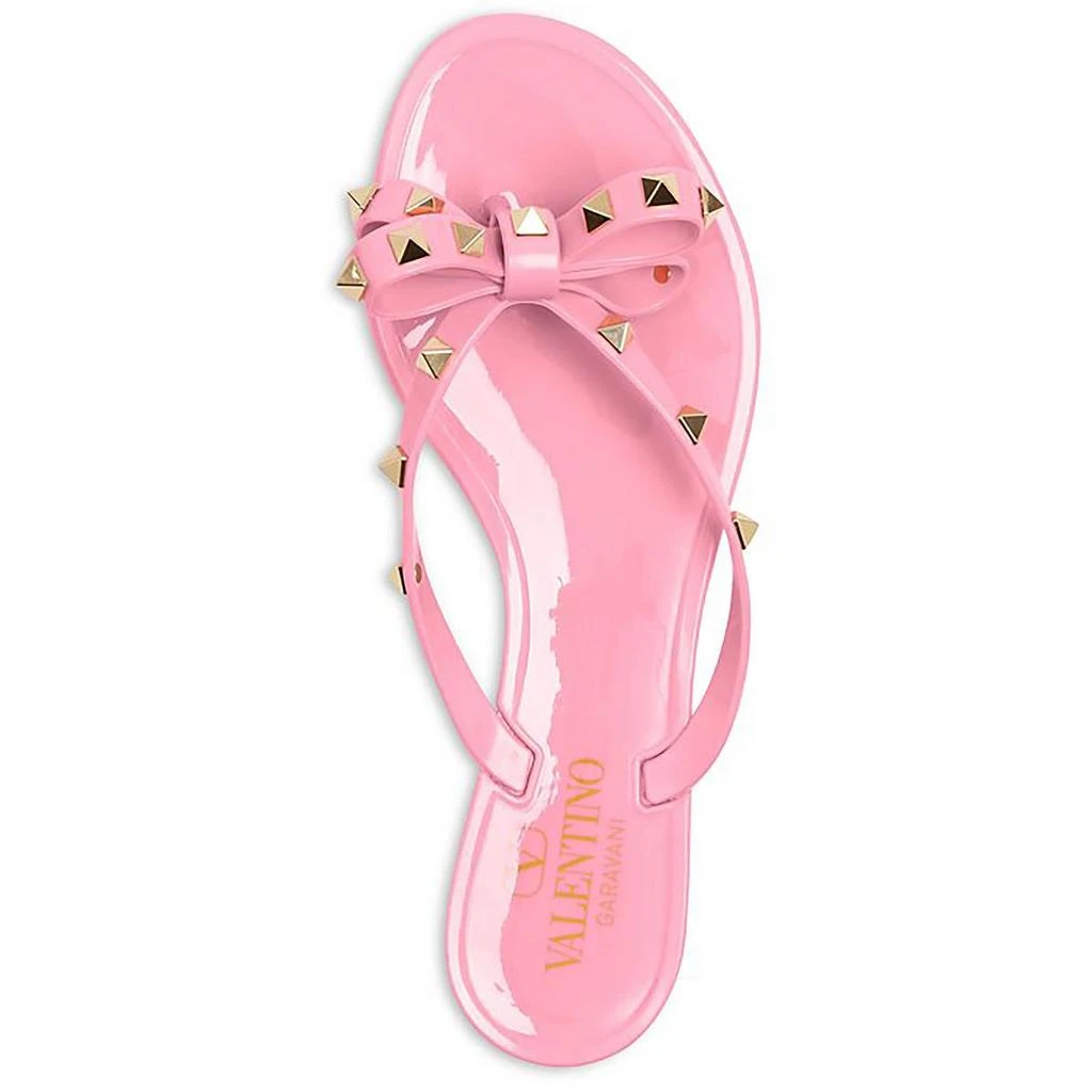 Valentino Rockstud Womens Thong Slip On Jelly Sandals 3